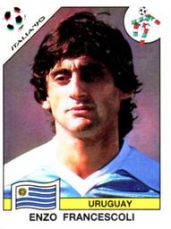 1990 Panini Italia '90 World Cup Stickers #379 Enzo Francescoli Front