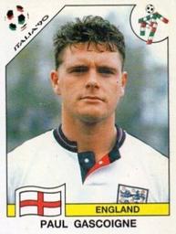 1990 Panini Italia '90 World Cup Stickers #394 Paul Gascoigne Front