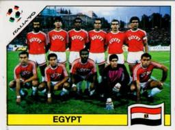 1990 Panini Italia '90 World Cup Stickers #440 Team photo Egypt Front