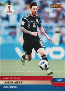 2018 Panini Instant FIFA World Cup #1 Lionel Messi Front