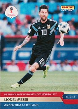2018 Panini Instant FIFA World Cup #39 Lionel Messi Front