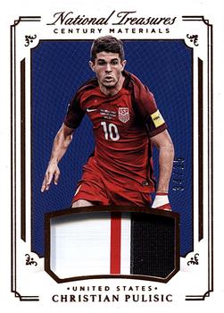 2018 Panini National Treasures - Century Materials Bronze #CE-CP Christian Pulisic Front