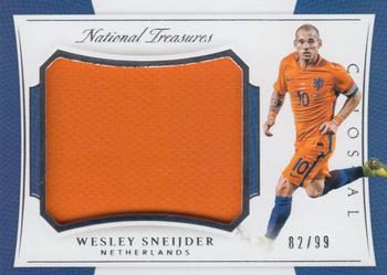 2018 Panini National Treasures - Colossal Materials #CO-WS Wesley Sneijder Front