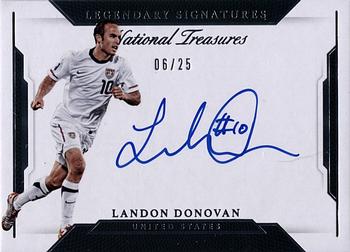 2018 Panini National Treasures - Legendary Signatures #LS-LD Landon Donovan Front