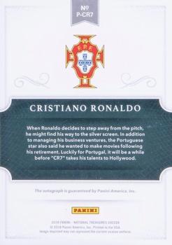 2018 Panini National Treasures - Penmanship Autographs #P-CR7 Cristiano Ronaldo Back