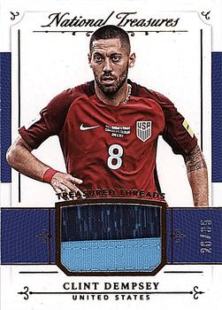 2018 Panini National Treasures - Treasured Threads Relics Bronze #TH-CD Clint Dempsey Front