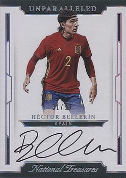 2018 Panini National Treasures - Unparalleled Autographs #U-HB Hector Bellerin Front