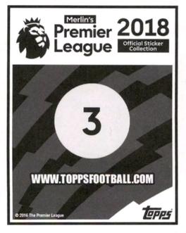 2017-18 Merlin Premier League 2018 #3 Club Emblem Back