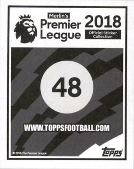 2017-18 Merlin Premier League 2018 #48 Club Emblem Back
