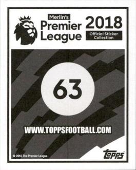 2017-18 Merlin Premier League 2018 #63 Club Emblem Back