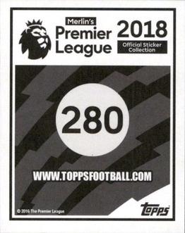 2017-18 Merlin Premier League 2018 #280 Club Emblem Back
