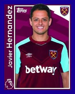 2017-18 Merlin Premier League 2018 #324 Javier Hernandez Front