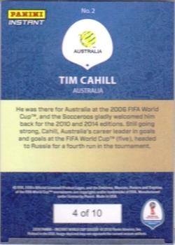 2018 Panini Instant FIFA World Cup - Green #2 Tim Cahill Back