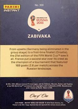 2018 Panini Instant FIFA World Cup - Black #300 Zabivaka Back