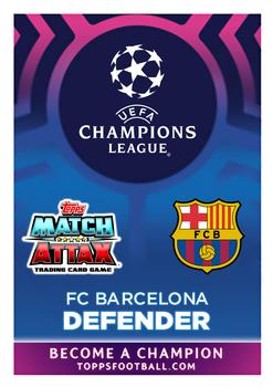 2018-19 Topps Match Attax UEFA Champions League #4 Gerard Piqué Back