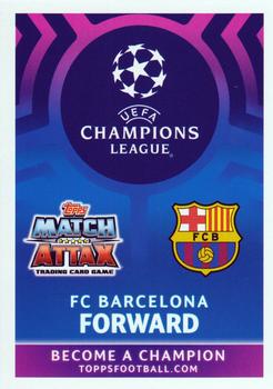 2018-19 Topps Match Attax UEFA Champions League #17 Lionel Messi Back