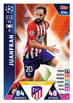 2018-19 Topps Match Attax UEFA Champions League #21 Juanfran Front