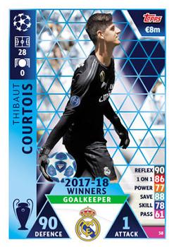 2018-19 Topps Match Attax UEFA Champions League #38 Thibaut Courtois Front