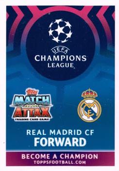 2018-19 Topps Match Attax UEFA Champions League #51 Karim Benzema Back