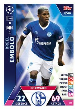 2018-19 Topps Match Attax UEFA Champions League #105 Breel Embolo Front