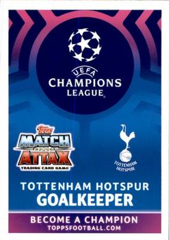 2018-19 Topps Match Attax UEFA Champions League #182 Hugo Lloris Back