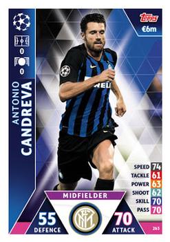 2018-19 Topps Match Attax UEFA Champions League #263 Antonio Candreva Front