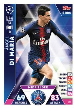 2018-19 Topps Match Attax UEFA Champions League #283 Ángel Di María Front