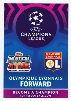 2018-19 Topps Match Attax UEFA Champions League #319 Maxwel Cornet Back