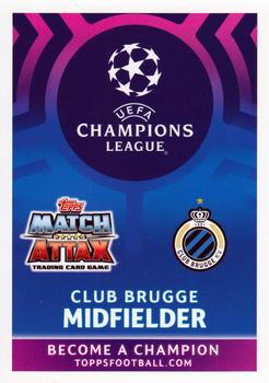 2018-19 Topps Match Attax UEFA Champions League #333 Mats Rits Back