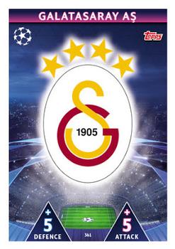 2018-19 Topps Match Attax UEFA Champions League #361 Galatasaray Club Badge Front