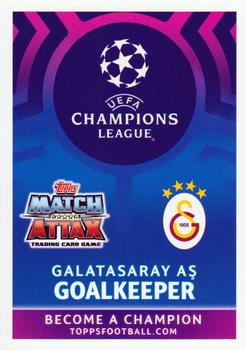 2018-19 Topps Match Attax UEFA Champions League #362 Fernando Muslera Back