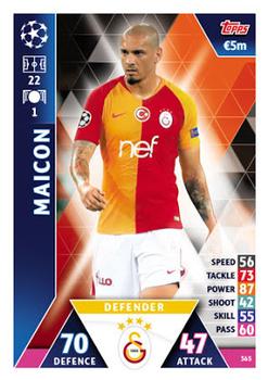 2018-19 Topps Match Attax UEFA Champions League #365 Maicon Front