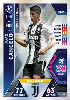 2018-19 Topps Match Attax UEFA Champions League #381 Joao Cancelo Front