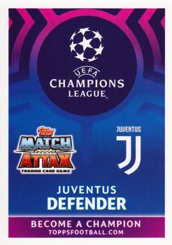 2018-19 Topps Match Attax UEFA Champions League #386 Medhi Benatia Back