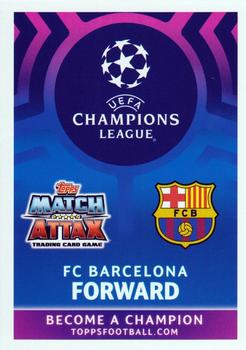 2018-19 Topps Match Attax UEFA Champions League #397 Lionel Messi Back