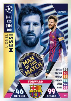 2018-19 Topps Match Attax UEFA Champions League #397 Lionel Messi Front