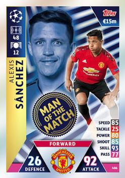 2018-19 Topps Match Attax UEFA Champions League #406 Alexis Sánchez Front
