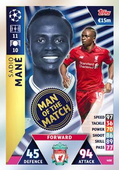 2018-19 Topps Match Attax UEFA Champions League #408 Sadio Mané Front