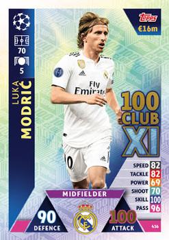 2018-19 Topps Match Attax UEFA Champions League #436 Luka Modric Front