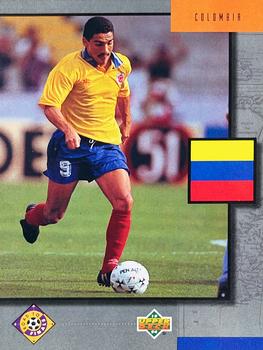 1994 Upper Deck World Cup Contenders French/Dutch - UD Set #UD21 Colombia Front