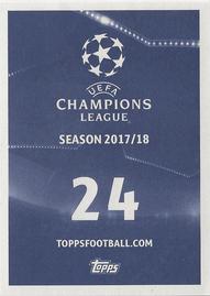 2017-18 Topps UEFA Champions League Stickers #24 Lionel Messi Back