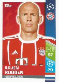 2017-18 Topps UEFA Champions League Stickers #74 Arjen Robben Front