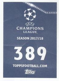 2017-18 Topps UEFA Champions League Stickers #389 Manuel Akanji Back