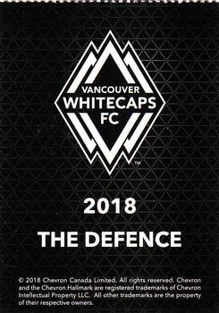 2018 Chevron Vancouver Whitecaps #NNO The Defence Front