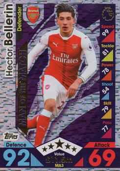 2016-17 Topps Match Attax Premier League Extra - Man of the Match #MA3 Hector Bellerin Front