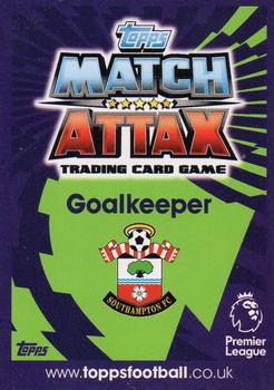 2016-17 Topps Match Attax Premier League Extra - Man of the Match #MA25 Fraser Forster Back