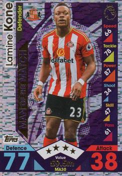2016-17 Topps Match Attax Premier League Extra - Man of the Match #MA30 Lamine Kone Front
