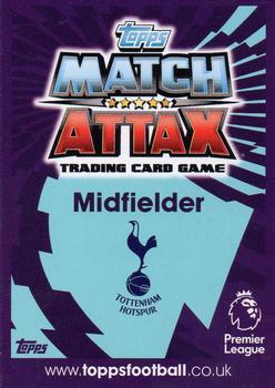 2016-17 Topps Match Attax Premier League Extra - Man of the Match #MA34 Victor Wanyama Back