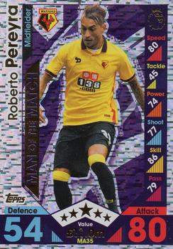 2016-17 Topps Match Attax Premier League Extra - Man of the Match #MA35 Roberto Pereyra Front