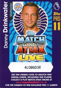 2016-17 Topps Match Attax Premier League - Live Code Cards #NNO Danny Drinkwater Front